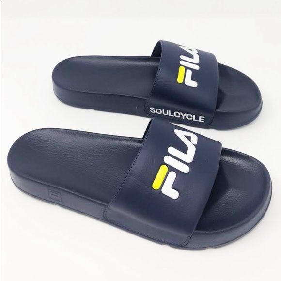 fila slides yellow